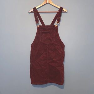 Corduroy Overall Dress